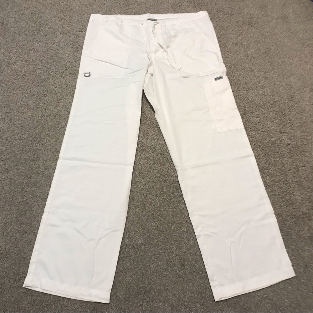 🔥24HourSale🔥Grey’s Anatomy White Scrub Pant Men’s Large